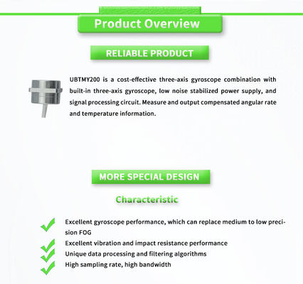 Customized UBTMY200Y Fibre Optic Gyroscope Sensor For Navigation And Attitude